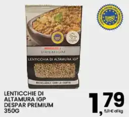Interspar Lenticchie di Altamura IGP Despar Premium offerta