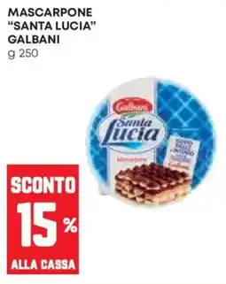 Pam Mascarpone Santa Lucia Galbani offerta