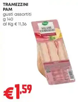 Pam Tramezzini Pam gusti assortiti offerta