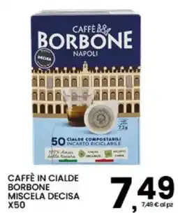 Interspar Caffè in cialde Borbone Miscela Decisa offerta