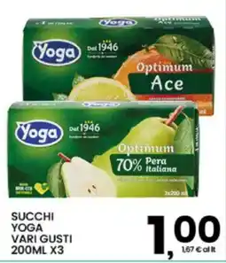 Interspar Succhi Yoga vari gusti offerta