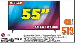 Expert LG TV MINI LED 55"UHD 4K offerta