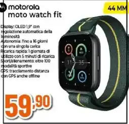 Expert motorola moto watch fit offerta