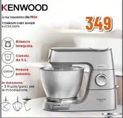 Expert Kenwood Titanium Chef Baker offerta