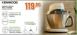 Expert Kenwood Impastatrice planetaria Multi Tasker KHC30.000WH offerta
