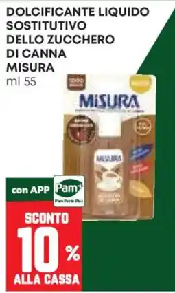 Pam Dolcificante liquido sostitutivo dello zucchero di canna Misura offerta