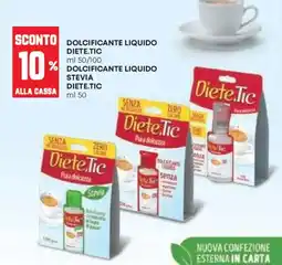 Pam Dolcificante liquido Diete.Tic offerta
