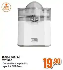 Expert Spremiagrumi Black+Decker offerta