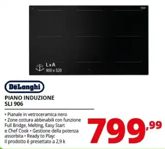 DeLonghi piano induzione SLI 906