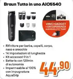 Expert Braun Tutto in uno AIO5540 offerta