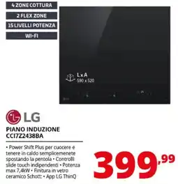 Comet Piano induzione LG offerta