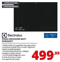 Comet Electrolux Piano induzione matt offerta