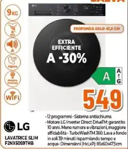 Expert Lavatrice slim LG offerta