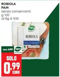 Pam Robiola Pam offerta