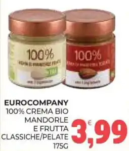 Eté Eurocompany 100% crema bio mandorle e frutta classiche offerta