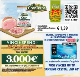 Interspar Prosciutto Cotto Alta Qualità Gran Tenerone offerta