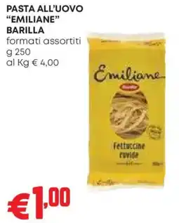 Pam Pasta all'uovo Emiliane Barilla offerta