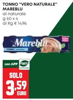 Pam Tonno vero naturale Mareblu al naturale offerta