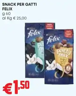 Pam Snack per gatti Felix offerta