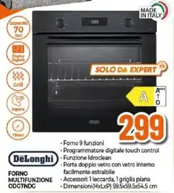 Expert Forno multifunzione DeLonghi offerta