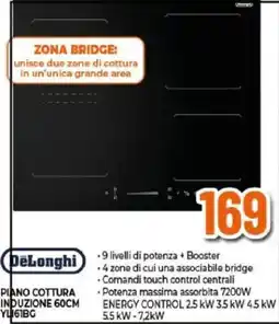 Expert Piano cottura induzione 60cm DeLonghi offerta