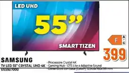 Expert Samsung TV LED 55" Crystal UHD 4K offerta