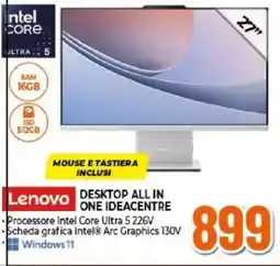 Expert Lenovo DESKTOP ALL IN ONE IDEACENTRE offerta