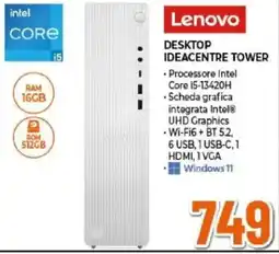 Expert Lenovo Desktop Ideacentre Tower offerta