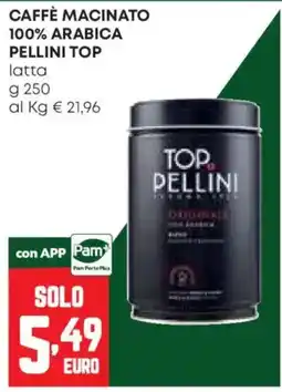 Pam Caffè macinato Pellini Top offerta