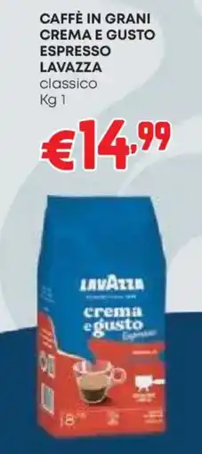 Pam Caffè in grani crema e gusto espresso Lavazza classico offerta