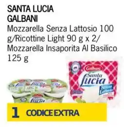 Eté Mozzarella Senza Lattosio Ricottine Light Mozzarella Insaporita Al Basilico offerta