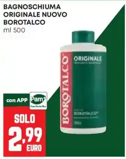 Pam Bagnoschiuma originale nuovo Borotalco offerta