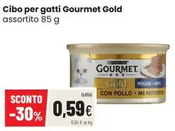 Coop Trentino Cibo per gatti Gourmet Gold offerta