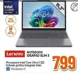 Expert Lenovo Notebook Ideapad Slim 3 offerta