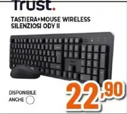 Expert Trust tastiera+mouse wireless silenziosi ody ii offerta