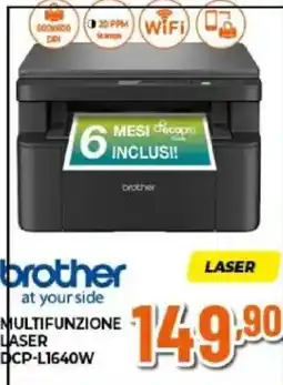 Expert Brother multifunzione laser DCP-L1640W offerta