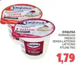 Eté Exquisa formaggio fresco senza lattosio latticino fitline offerta