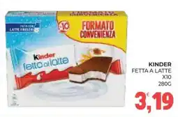 Eté Kinder fetta al latte offerta