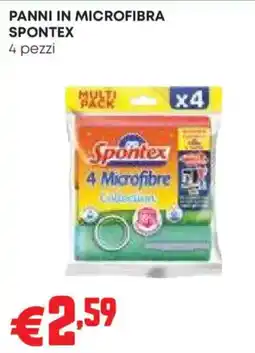 Pam Panni in microfibra Spontex offerta