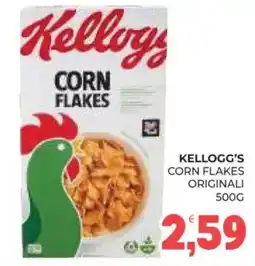 Eté Kellogg's corn flakes originali offerta