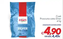 Iper Super Conveniente Coati Prosciutto cotto Silver offerta