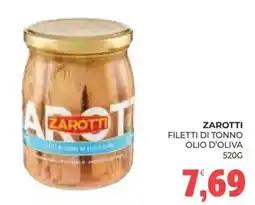 Eté Zarotti filetti di tonno olio d'oliva offerta