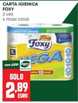 Pam Carta igienica Foxy offerta
