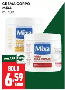 Pam Crema corpo Mixa offerta