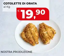 Coop Master Alleanza 3.0 Cotolette di orata offerta
