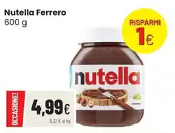 Coop Trentino Nutella Ferrero offerta