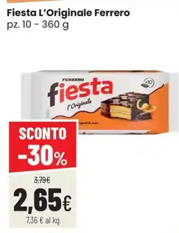 Coop Trentino Fiesta L'Originale Ferrero offerta
