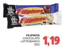 Eté Filipinos cioccolato latte/bianco offerta