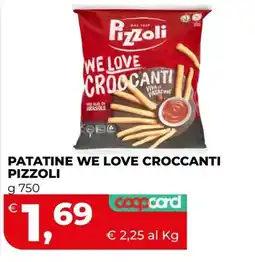 Coop Master Alleanza 3.0 Patatine we love croccanti Pizzoli offerta