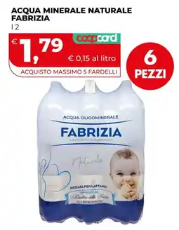 Coop Master Alleanza 3.0 Acqua minerale naturale Fabrizia offerta